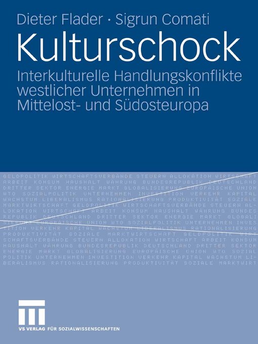 Title details for Kulturschock by Dieter Flader - Available